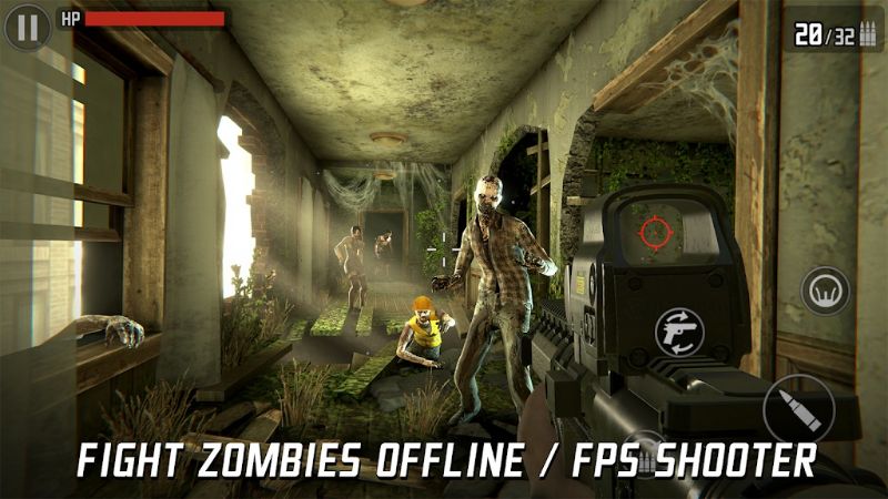 Đối mặt với đội quân zombie trong trận đấu